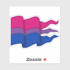 Bisexual Pride Flag Sticker