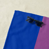 Bisexual Pride Flag Strandlaken (In situ)