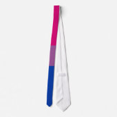 Bisexual Pride Flag Stropdas (Achterkant)