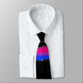 Bisexual Pride Flag Stropdas (Gebonden)