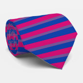 Bisexual Pride Flag Stropdas (Opgerold)