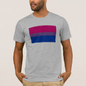 Bisexual Pride Flag T-shirt (Voorkant)