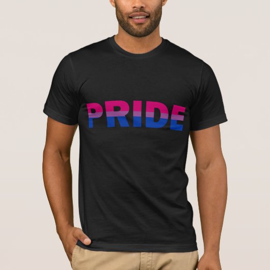 Bisexual Pride Flag T-shirt (Voorkant)