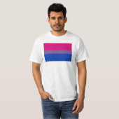Bisexual Pride Flag T-shirt (Voorkant volledig)