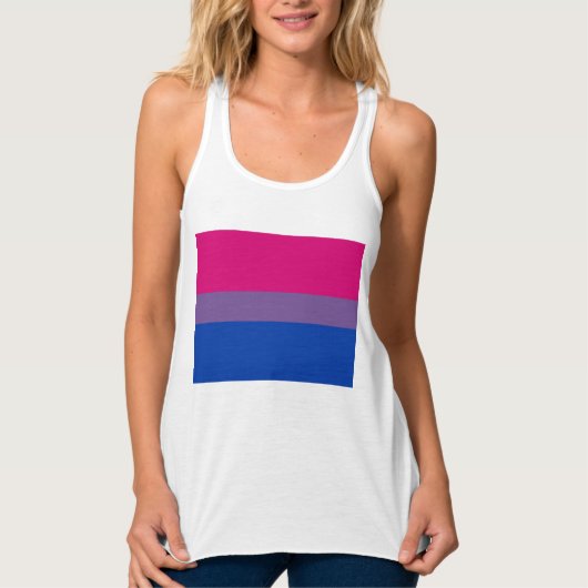 Bisexual Pride Flag Tanktop (Voorkant)