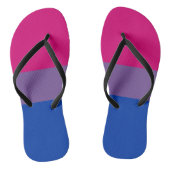Bisexual Pride Flag Teenslippers (Voetbed)