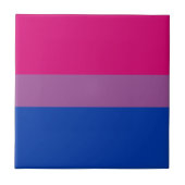 Bisexual Pride Flag Tegeltje (Voorkant)