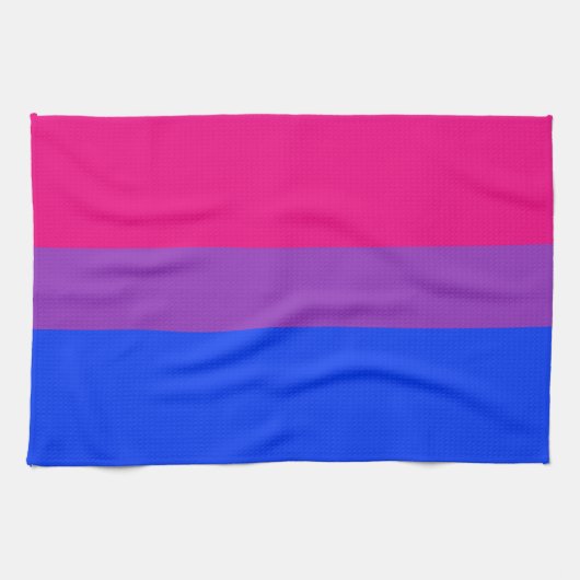 Bisexual Pride Flag Theedoek (Horizontaal)