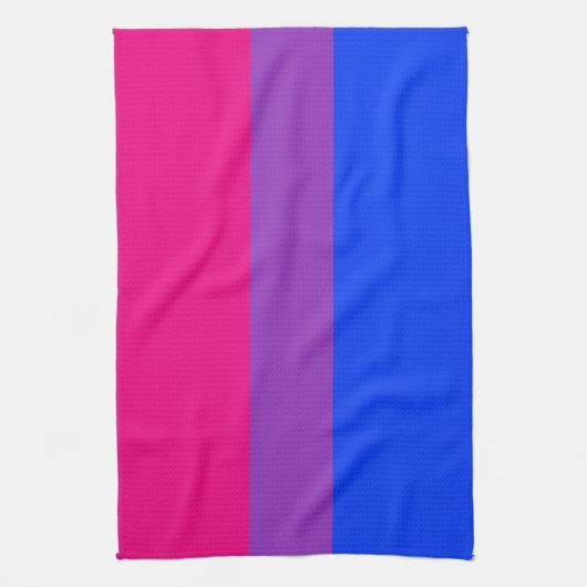 Bisexual Pride Flag Theedoek (Verticaal)