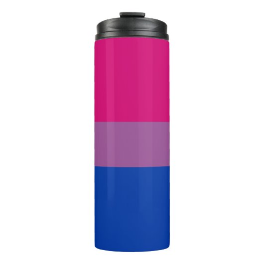 Bisexual Pride Flag Thermosbeker (Voorkant)