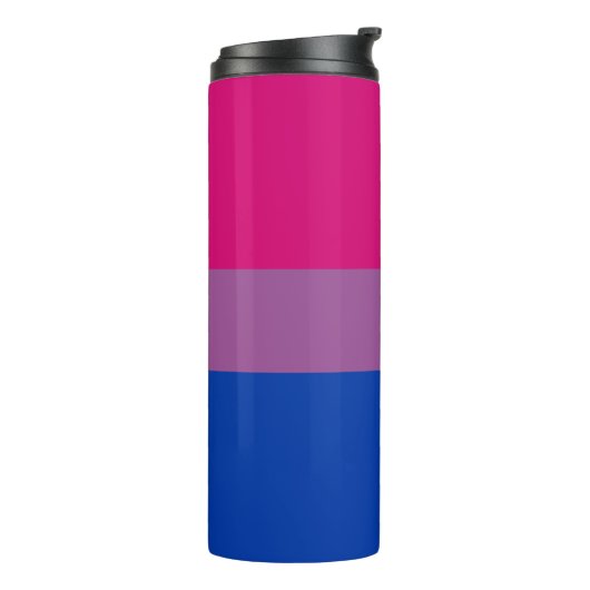 Bisexual Pride Flag Thermosbeker (Gedraaid links)