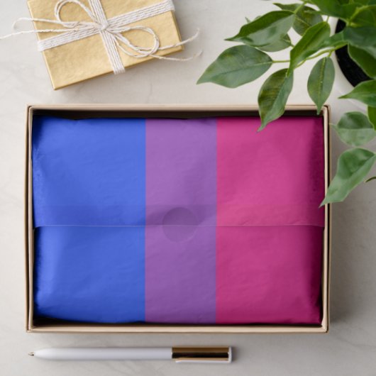Bisexual Pride Flag Tissuepapier (Geschenk)