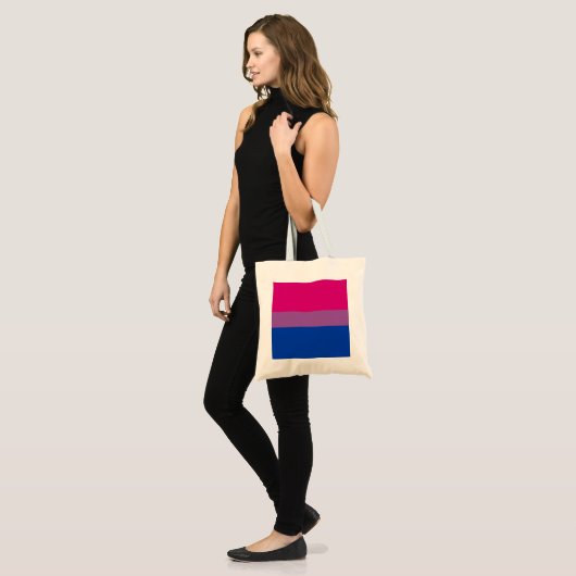 Bisexual Pride Flag Tote Bag (Voorkant (model))