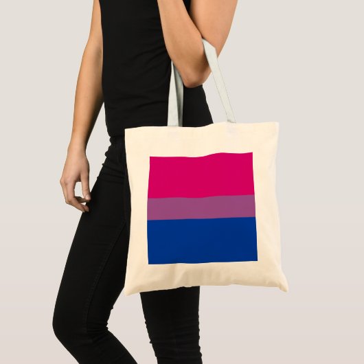Bisexual Pride Flag Tote Bag (Voorkant (product))