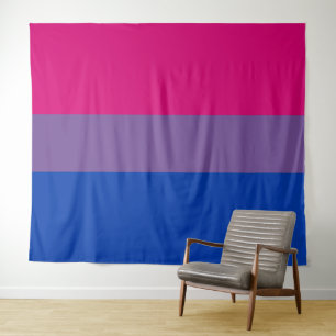 Bisexual Pride Flag Wandkleed