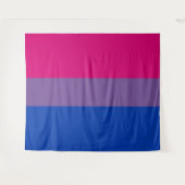 Bisexual Pride Flag Wandkleed (Voorkant (horizontaal))