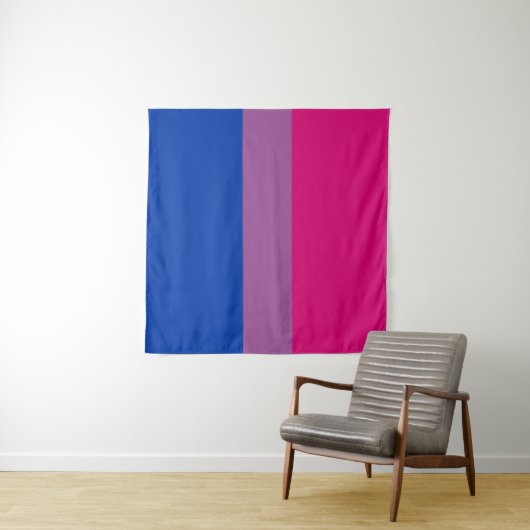 Bisexual Pride Flag Wandkleed (In Situ (horizontaal))