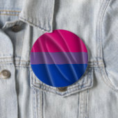 BISEXUAL PRIDE FLAG WAVY DESIGN - 2014 PRIDE.png Ronde Button 4,0 Cm (In situ)