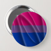 BISEXUAL PRIDE FLAG WAVY DESIGN - 2014 PRIDE.png Ronde Button 4,0 Cm (Voorkant /achterkant)