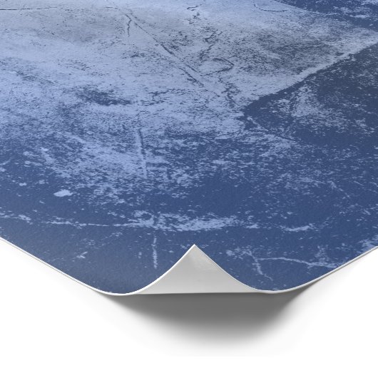 BISEXUAL PRIDE FLAG WAVY ONTWERP POSTER (Hoek)