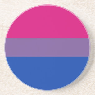 Bisexual Pride Flag Zandsteen Onderzetter