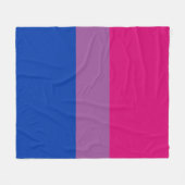 Bisexual Pride Fleece Deken (Voorkant (Horizontaal))