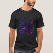 Bisexual Pride Galaxy Raven (desgevraagd) Sticker T-shirt (Voorkant)