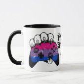 Bisexual Pride Game On Tiger Paw Controller Mug Mok (Links)