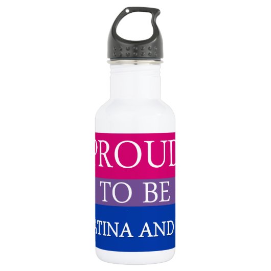 Bisexual Pride Gear Waterfles (Voorkant)