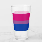 Bisexual Pride! Glas (Achterkant)