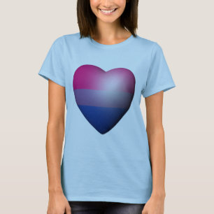 BISEXUAL PRIDE HEART —.png T-shirt