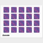 Bisexual Pride Hearts Stickers (Vel)