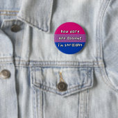 Bisexual Pride - "How Dare you Astake" - grappig Ronde Button 5,7 Cm (In situ)