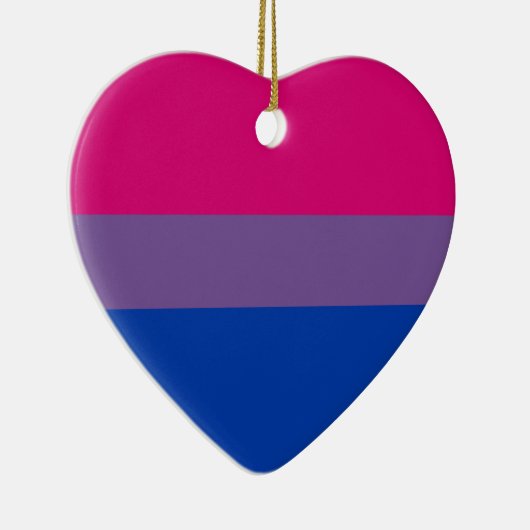 Bisexual Pride Keramisch Ornament (Rechts)