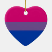Bisexual Pride Keramisch Ornament (Achterkant)
