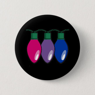 Bisexual Pride kerstlampjes Ronde Button 5,7 Cm