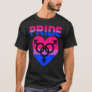 Bisexual Pride Lgbetqia Love Support Bi Mannen Wom T-shirt