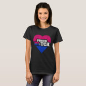 Bisexual Pride Lgbt Proud Bi Tch Queer Nonbinary T-shirt (Voorkant volledig)