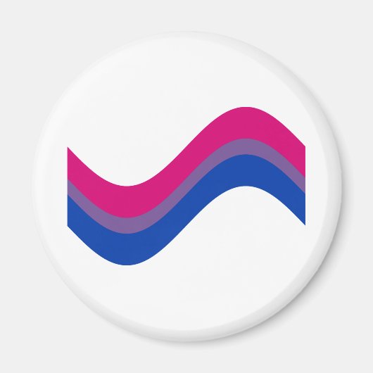 Bisexual Pride Magneet (Voorkant)