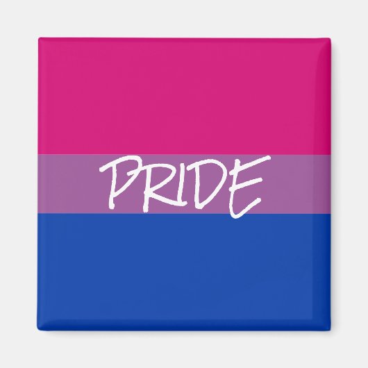 Bisexual Pride Magneet (Voorkant)