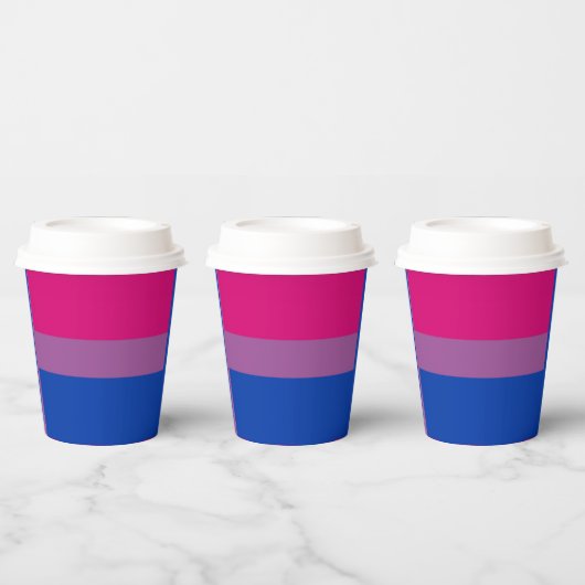 Bisexual Pride! Papieren Bekers (Multi)