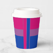 Bisexual Pride! Papieren Bekers (Rechts)