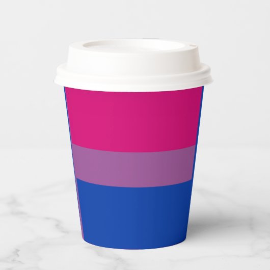 Bisexual Pride! Papieren Bekers (Voorkant)