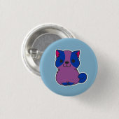 Bisexual Pride Pup Pin Ronde Button 3,2 Cm (Voorkant /achterkant)