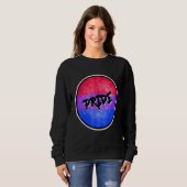 Bisexual Pride Rainbow Bisexual Flag Lgbt Gay Trui (Voorkant volledig)