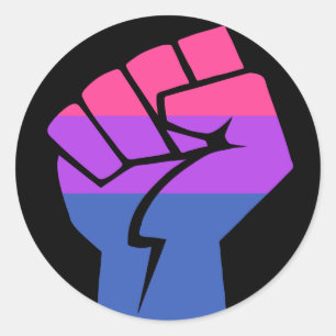 Bisexual Pride Ronde Sticker