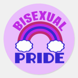 Bisexual Pride Ronde Sticker
