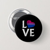 Bisexual Pride Stapelde Love Ronde Button 5,7 Cm (Voorkant /achterkant)