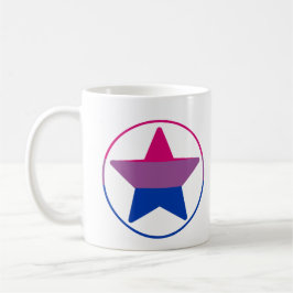 Bisexual Pride Star Circle Koffiemok