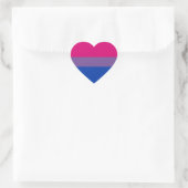 Bisexual Pride stickers - harten (Tas)
